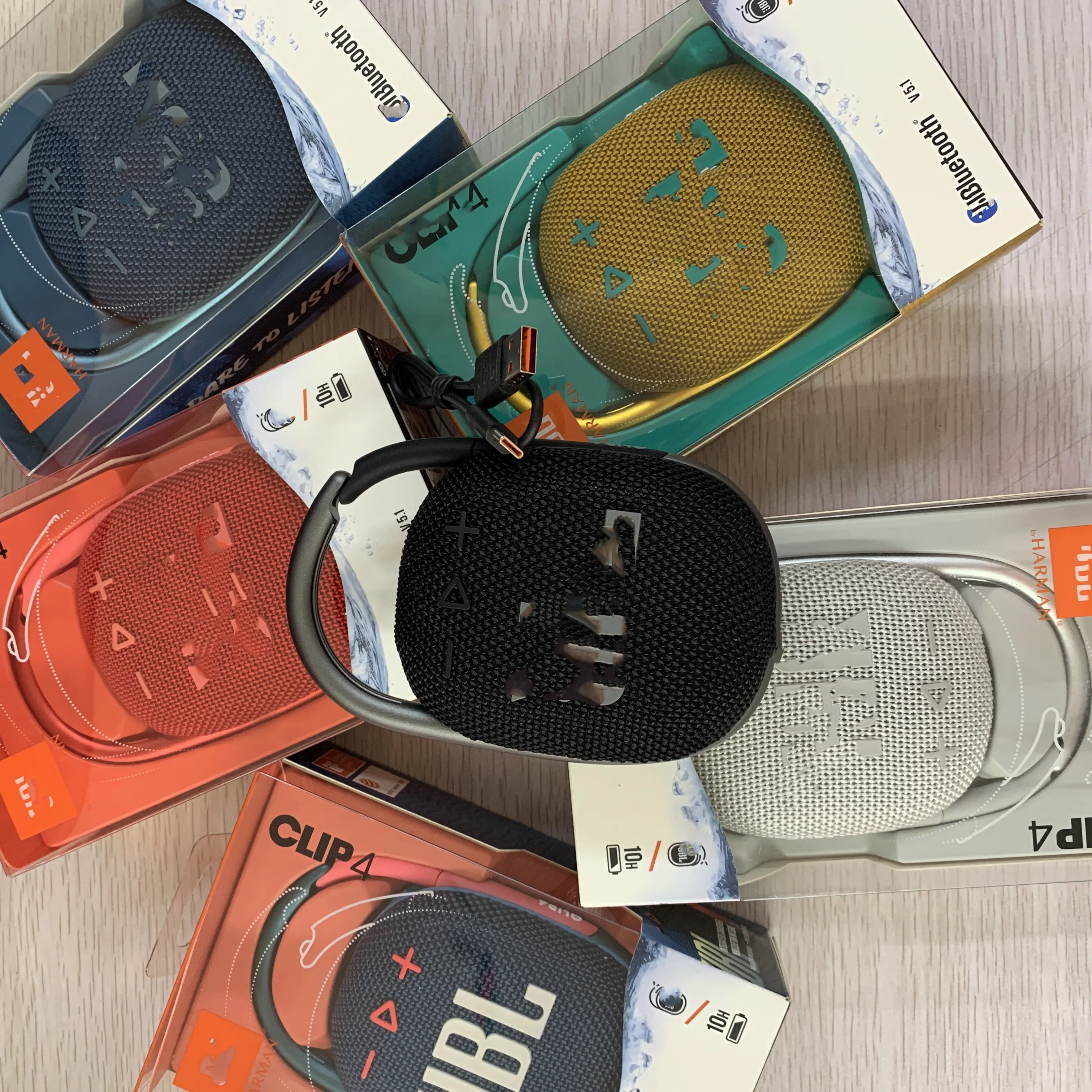 Portable Speaker big audio super bass waterproof dustproof outdoor home travel USB C wireless Mini speaker for JBL Clip4 Clip 3