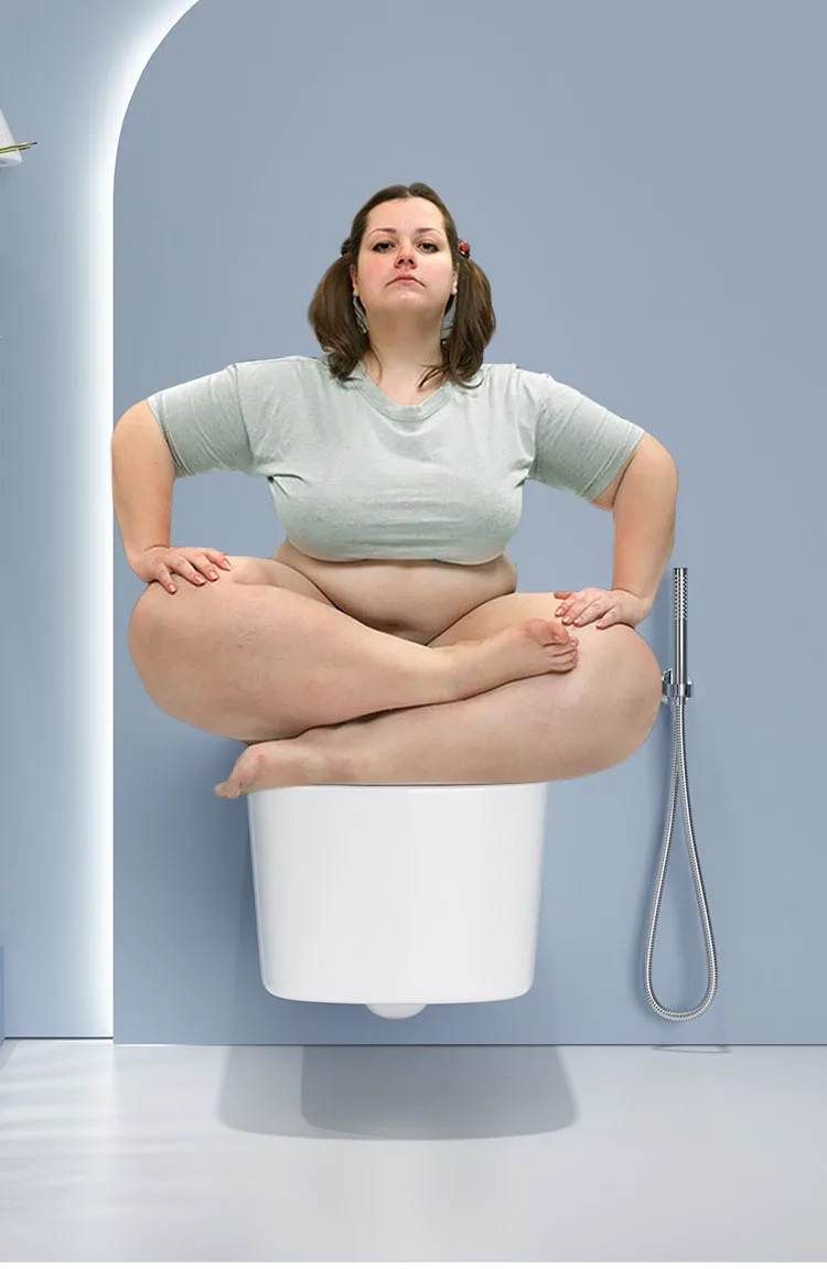 Original Wall-Mounted Japanese WC Modern Design Rimless Ceramic Toilet with Hanging Bowl Cheap Drainer for Commercial Bathroom