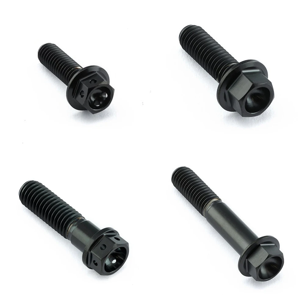 Baoji Racing Miniature Ultrasonic Ktm Gr5 Torx Flange Motorcycle M3 M4 M8 Titanium Screws