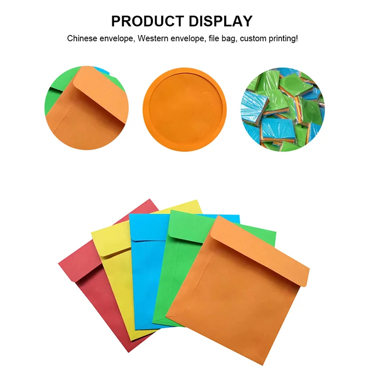 CD/DVD Paper Sleeve Envelopes Paper Storage Envelope Sleeves Heavy-Duty Paper and Clear Plastic Window Multi-Color