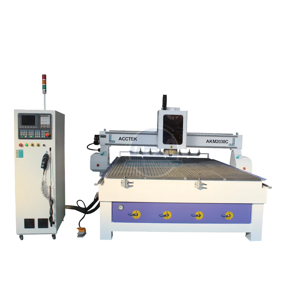 Jinan AccTek режущая кровать типа cnc atc 3d скульптурная машина AKM2030C