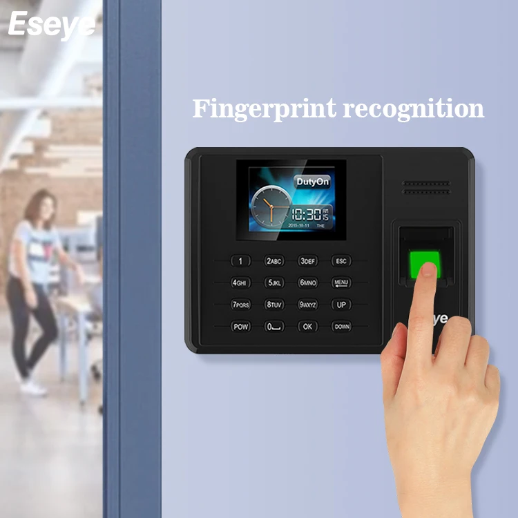 Eseye Cheap Factory Price Biometric Fingerprint Terminal Machine Time Attendance