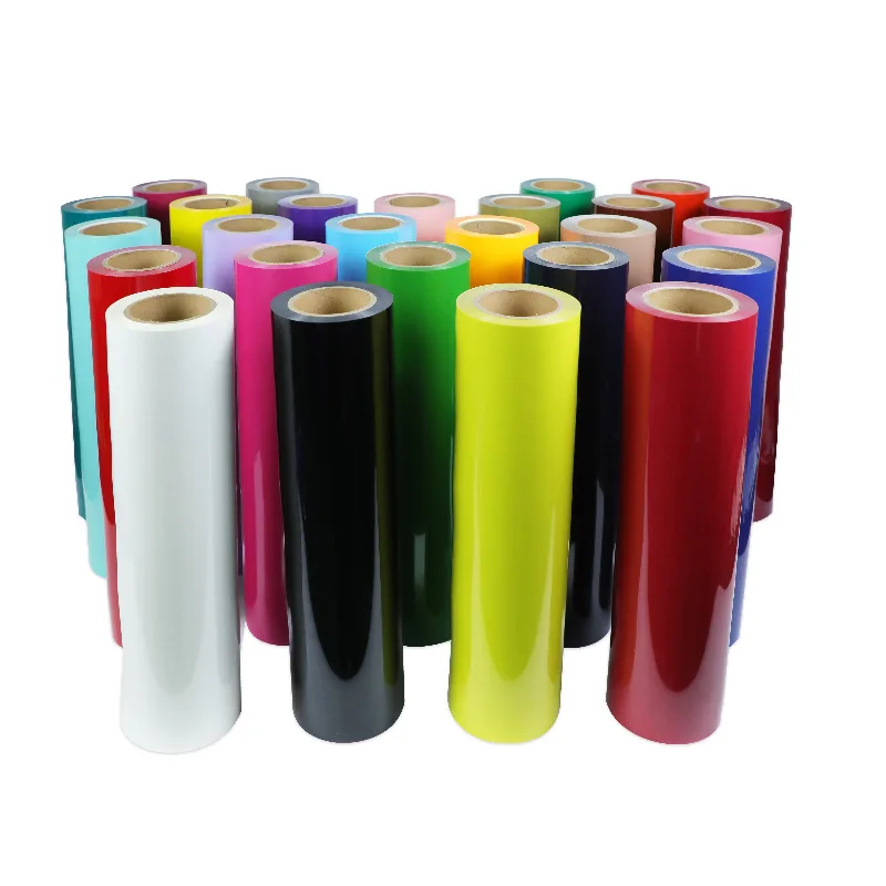 AQM High Quality Flex PU Vinyl Textil HTV Heat Transfer Vinyl Rolls/Sheets for Iron on Vinyl for Tshirt