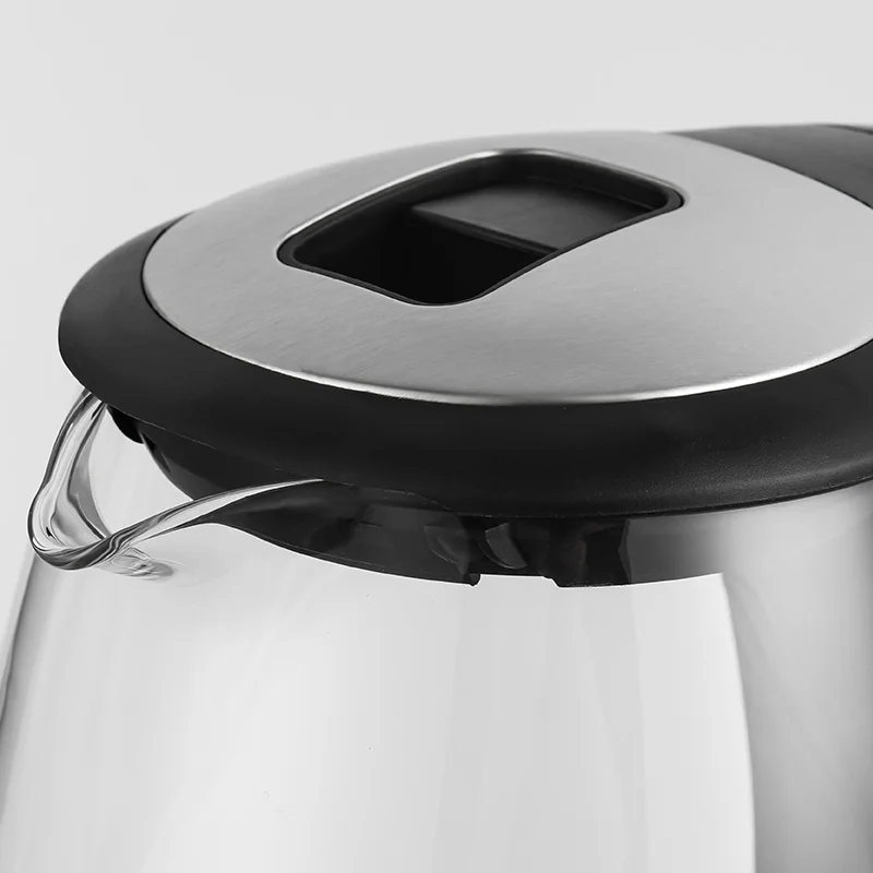 Electric kettle Glass 1.8L Stainless steel Deco Electric Glass Pot Tea Kettle