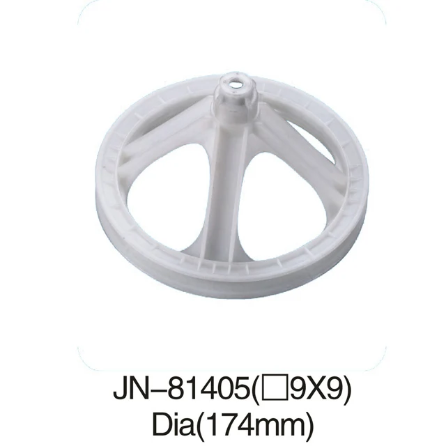 JN-81404-12  Customized High Quality Plastic Spare For Washing Machine Pulley Wheels Parts