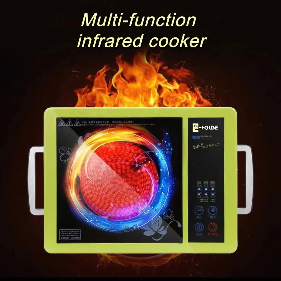 OEM ODM Energy Saving Infrared Cooker Pushbutton Control Electric Household Appliance Plastic Home Hotel Use Cheap Price