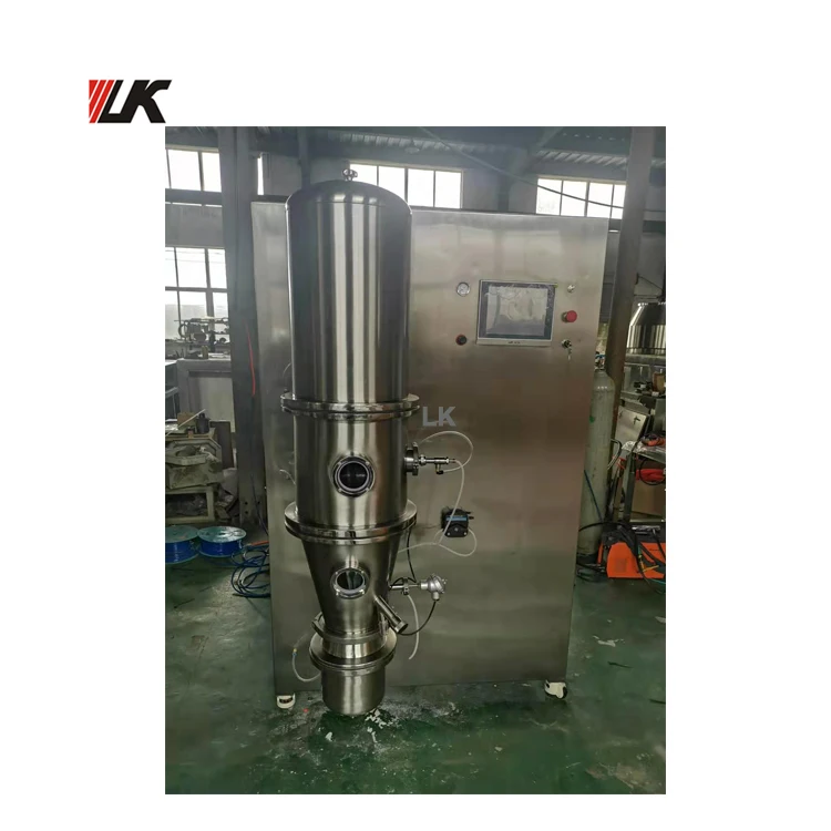 
FG-120 All in one laboratory fluid bed dryer machine with top bottom spray 