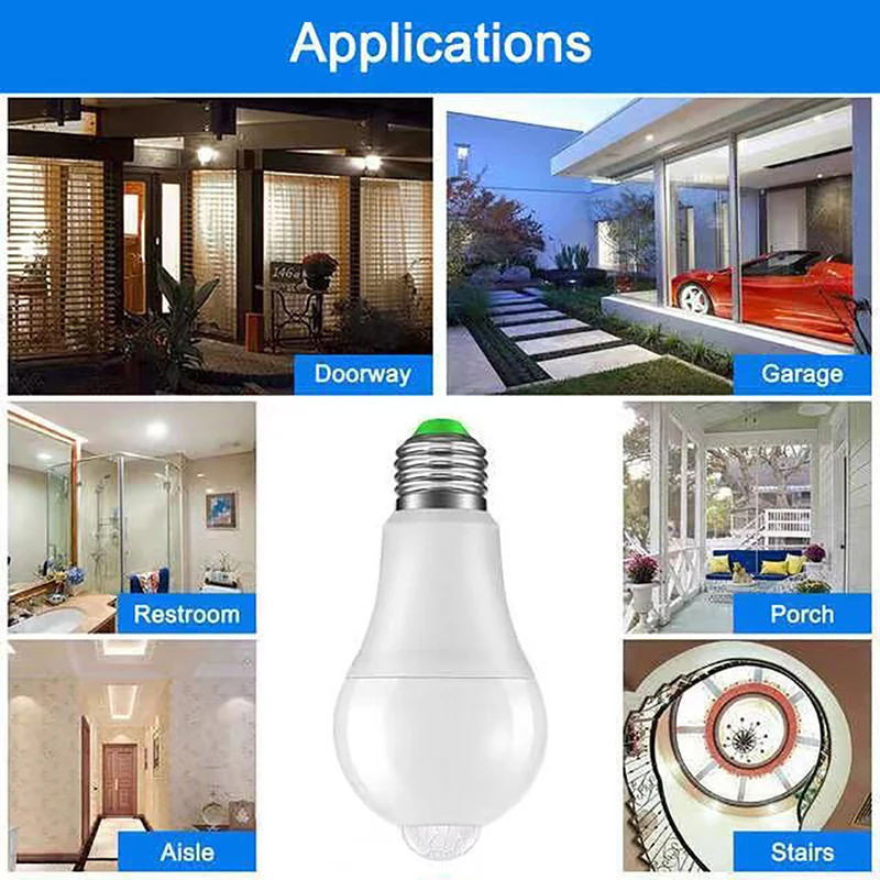 2022 new Night Light Led Bulb Pir Sensor Motion Sensor Light Bulb With Motion Dectected