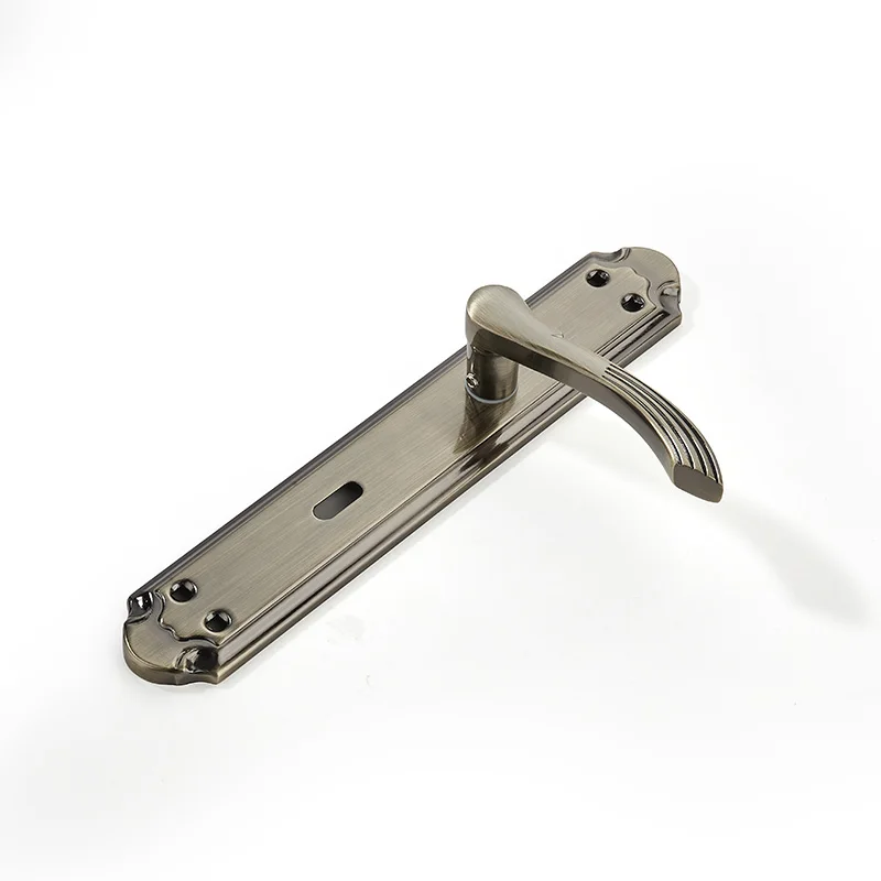 Stylish design door handle lock aluminum interior door handle lock set