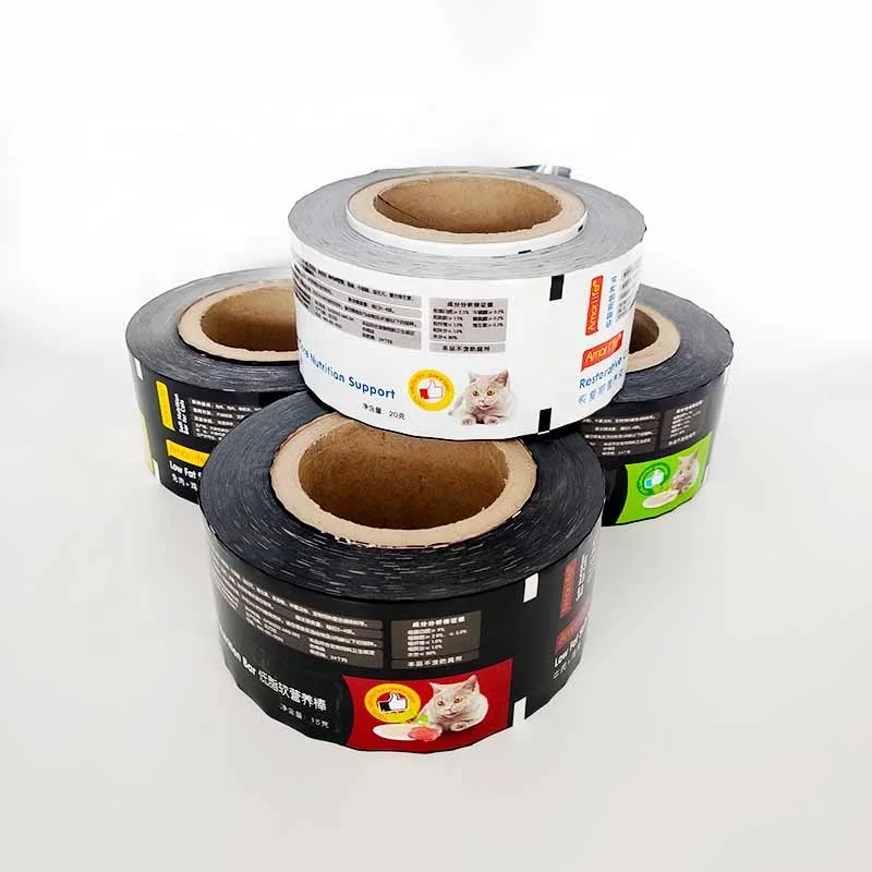 Custom potato chips packaging film roll laminating plastic metalized printed packing film roll for food