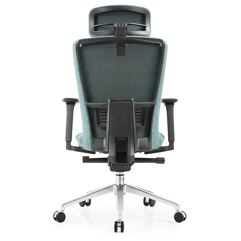 Bifma Office Furniture Factory Supplier 3D Fabric Chair Ergonomic Conference Manager Office Desk  High Adjustable Back