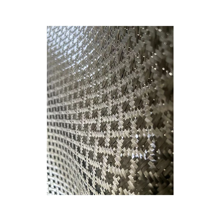 High Quality Colored Jacquard 3K Carbon Kevlar Aramid Hybrid Fabric