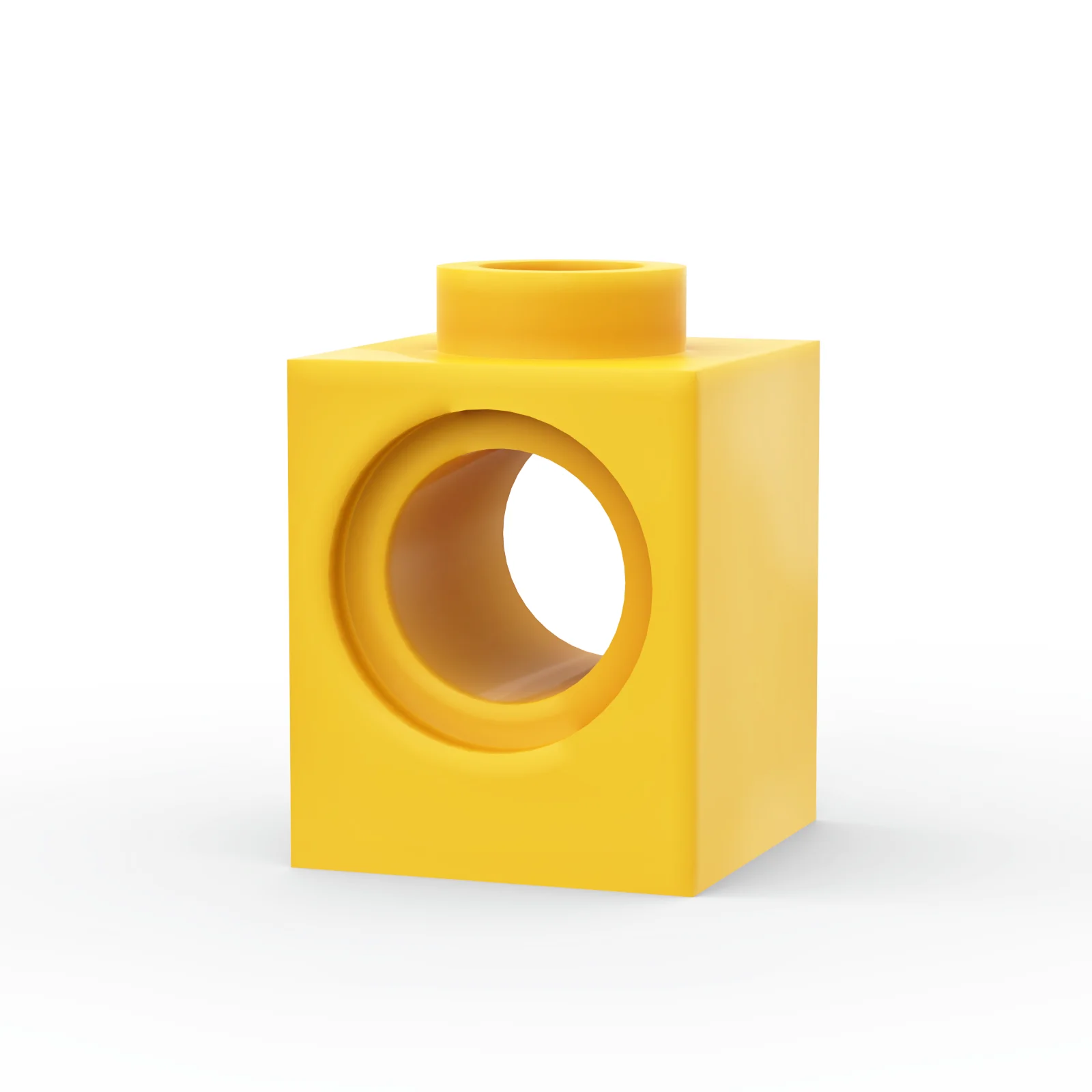 Bebricks 6541 technical Brick 1x1 with Hole Building sets block parts for MOC colorful building brick toys with DIY groove
