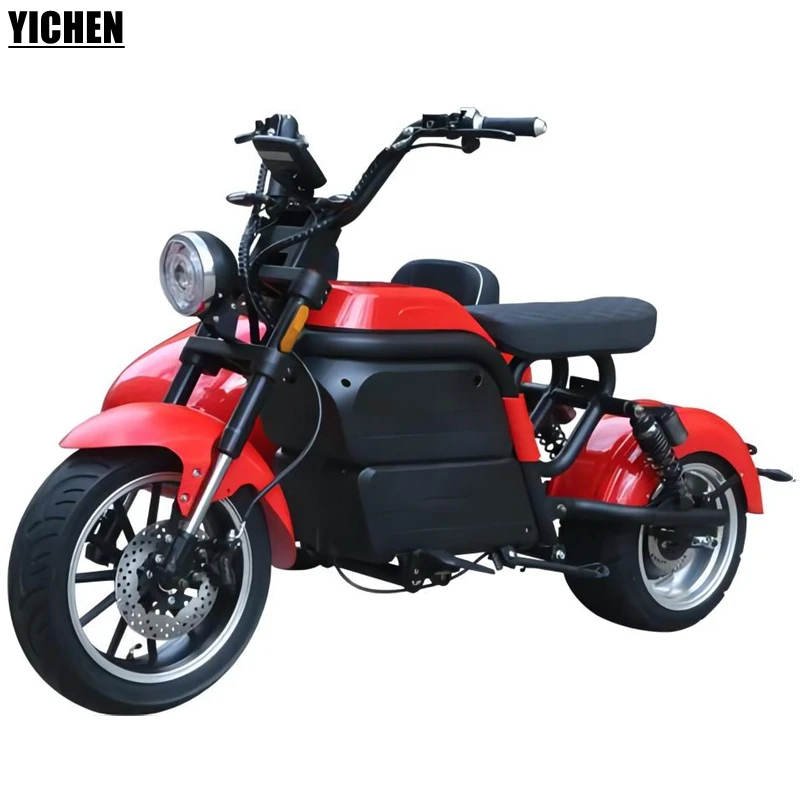 Scooter Eletrica Chopper Steel Body Ebike Moped Removable Battery 60V 20Ah 30Ah Adult Electric Scooter
