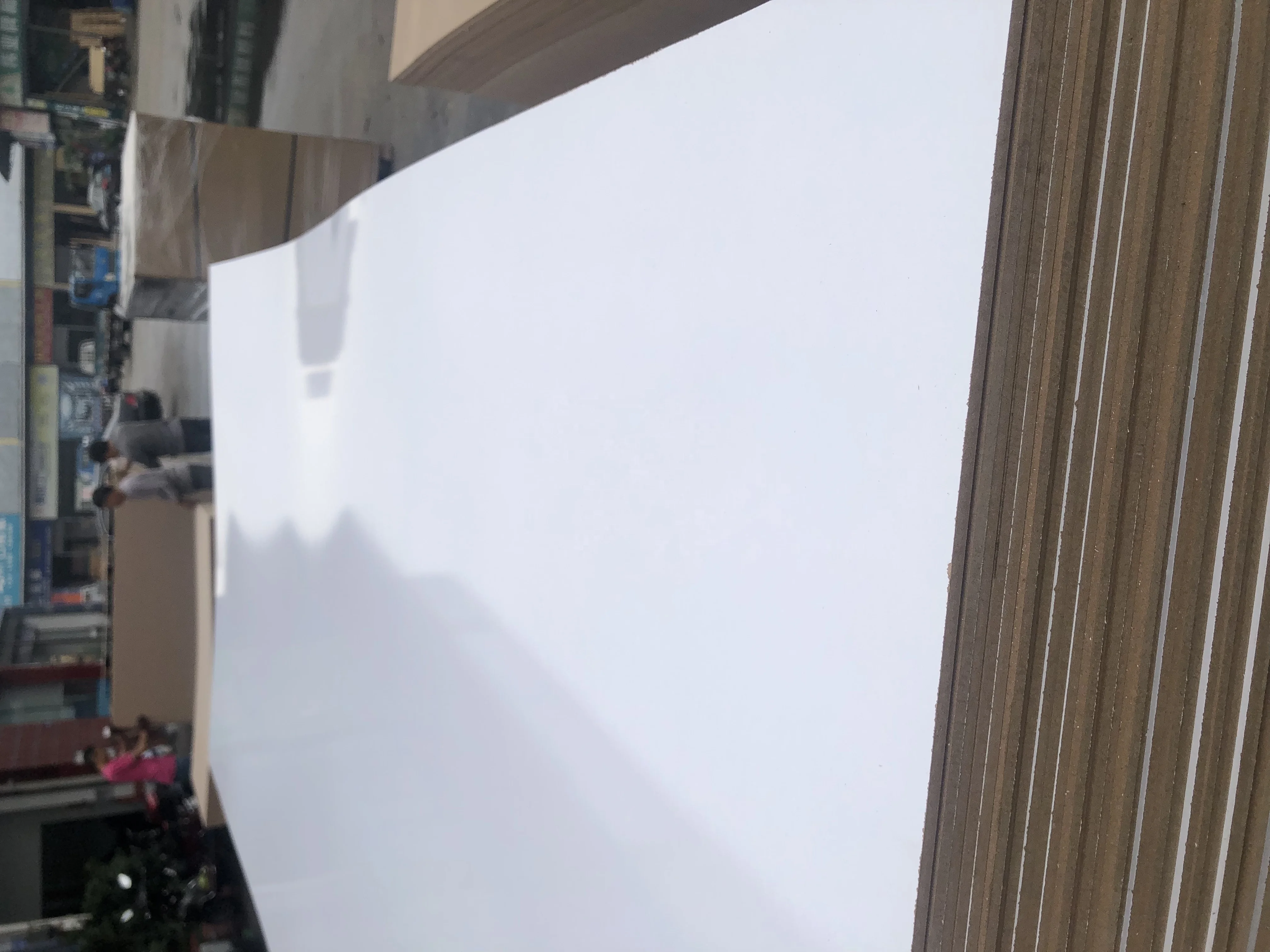 Hot Sale White Melamine Particle Board 9-25mm Chipboard/ Flakeboard/Hemp Particle Board Door Furniture