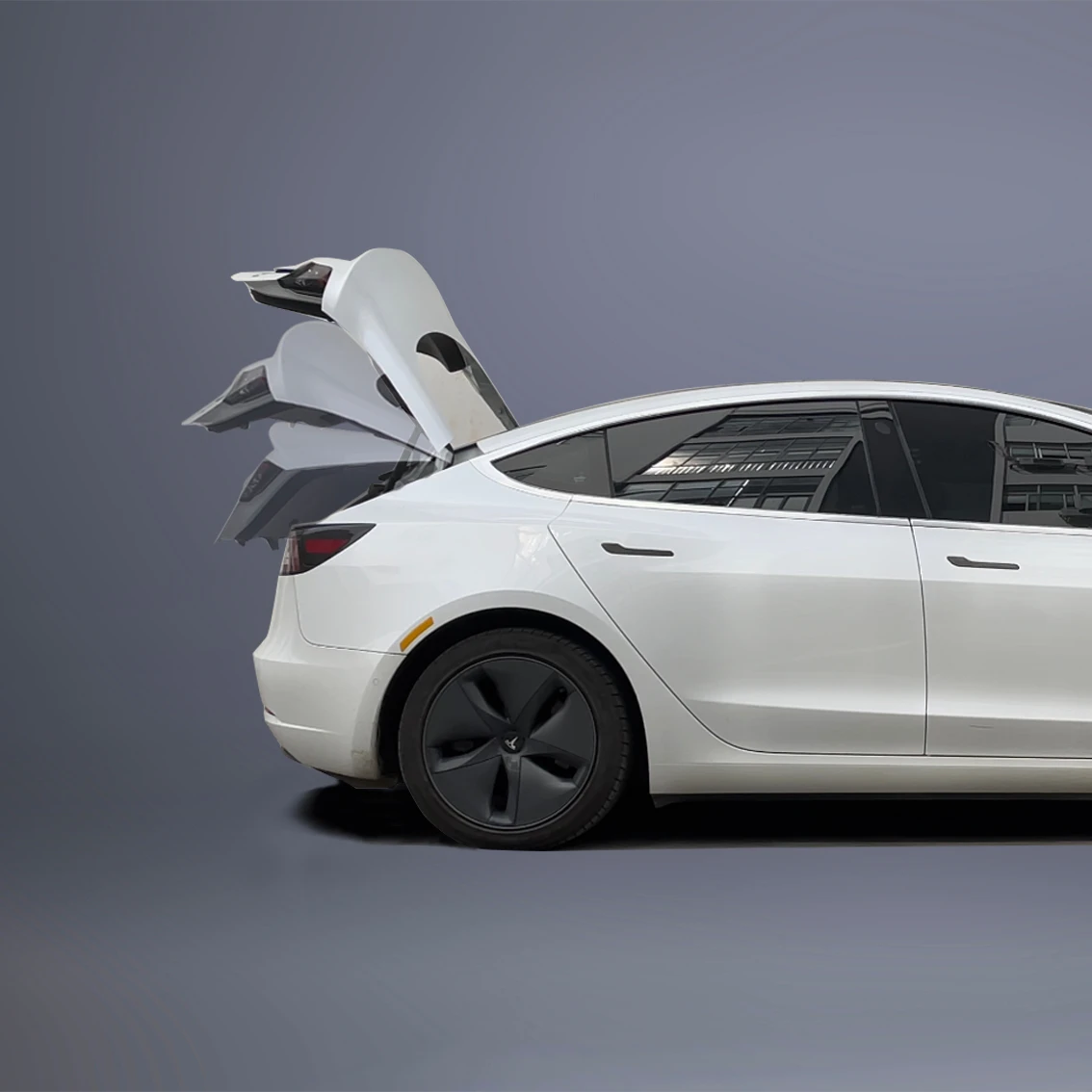 Автомобильный Автоматический Электрический подъемный затвор, замок задней двери для Tesla Model 3 power Frunk, ножной датчик