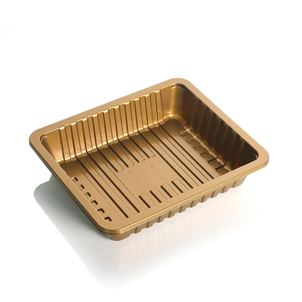 Disposable Food Tray PP Plastic  Packaging Fruit Vegetable Fish Meat Frozen Food Tray