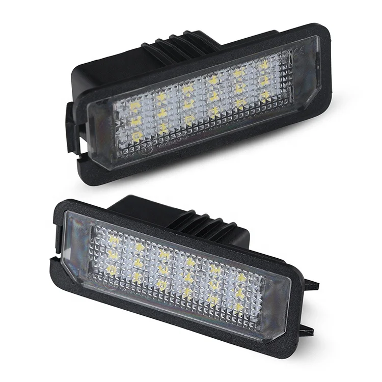 High power 2835 SMD LED white car license plate light for VW GOLF4/5/6/7 Lupo Scirocco Polo 9N Passat Porsche  911