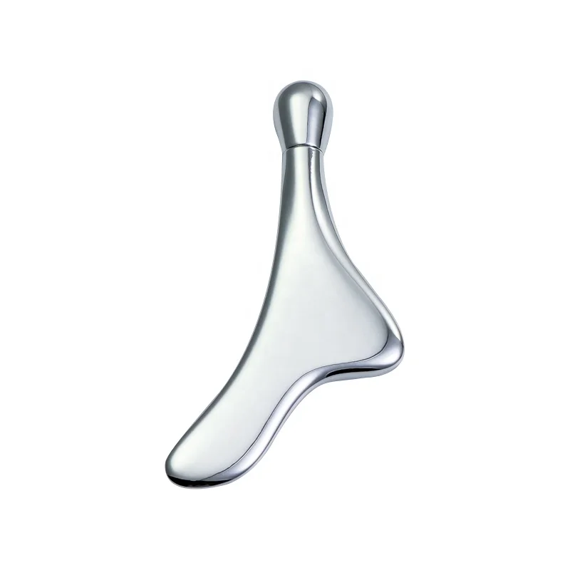 2024 new product Metal Anti Wrinkle Eye Massage Roller Stick Makeup Eye Cream Applicator gua sha Massage spoon