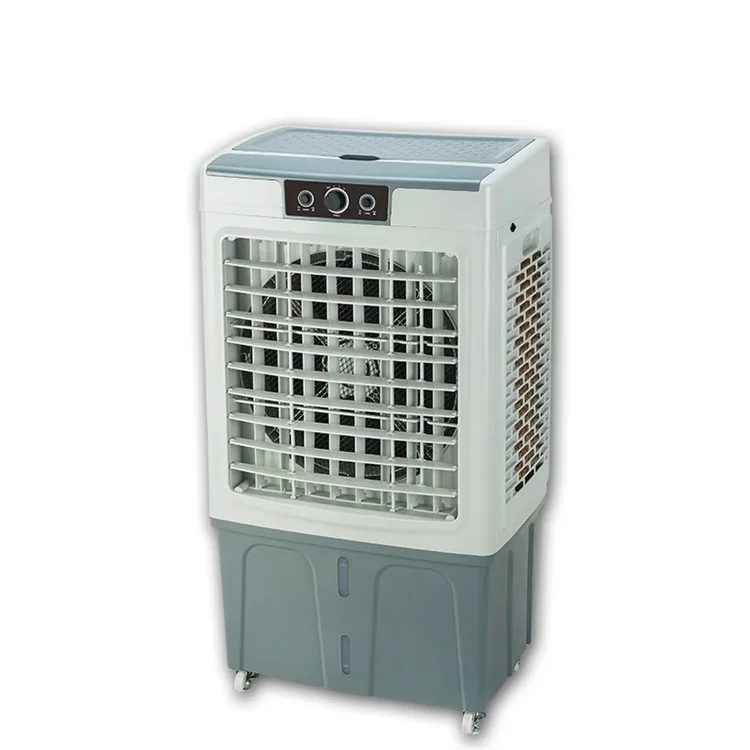 220V Industrial 45L Portable Ac Air Conditioner Commercial Air Cooling Fan Standing Evaporative Water Air Cooler