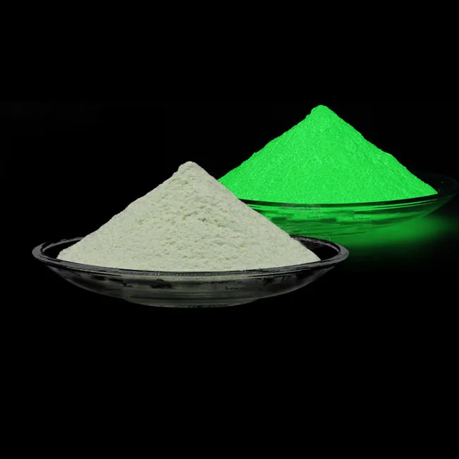Wholesale Price 12 Colors Luminous Pigment Phosphor Powder Glow In Dark Powder Phosphorescent Powder