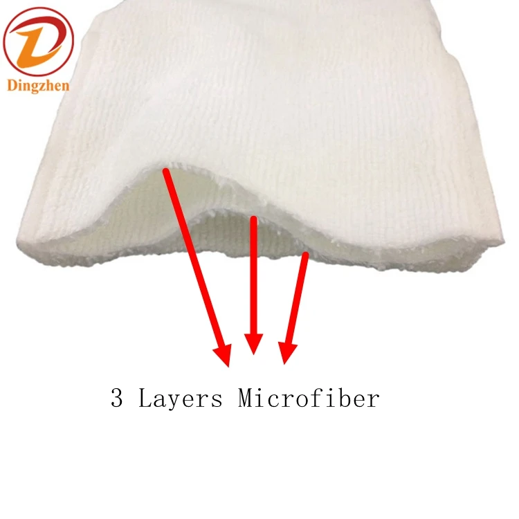Washable Baby Pocket Diaper Insert 3 Layers Microfiber Insert Reusable Cloth Insert