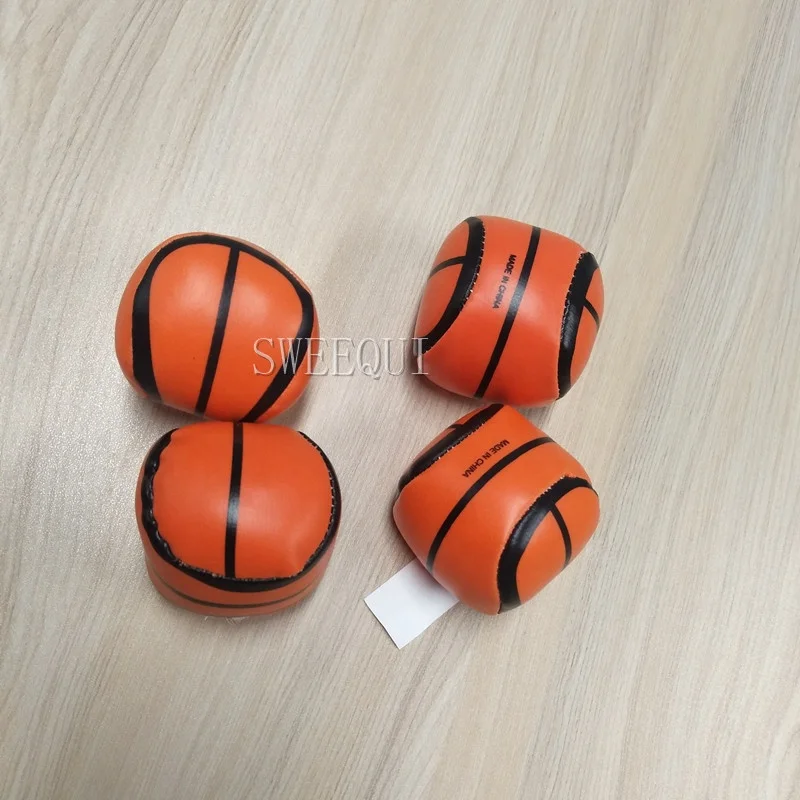 Custom Logo Printed Stuffed Foot Bag basketball shaped mini footbag