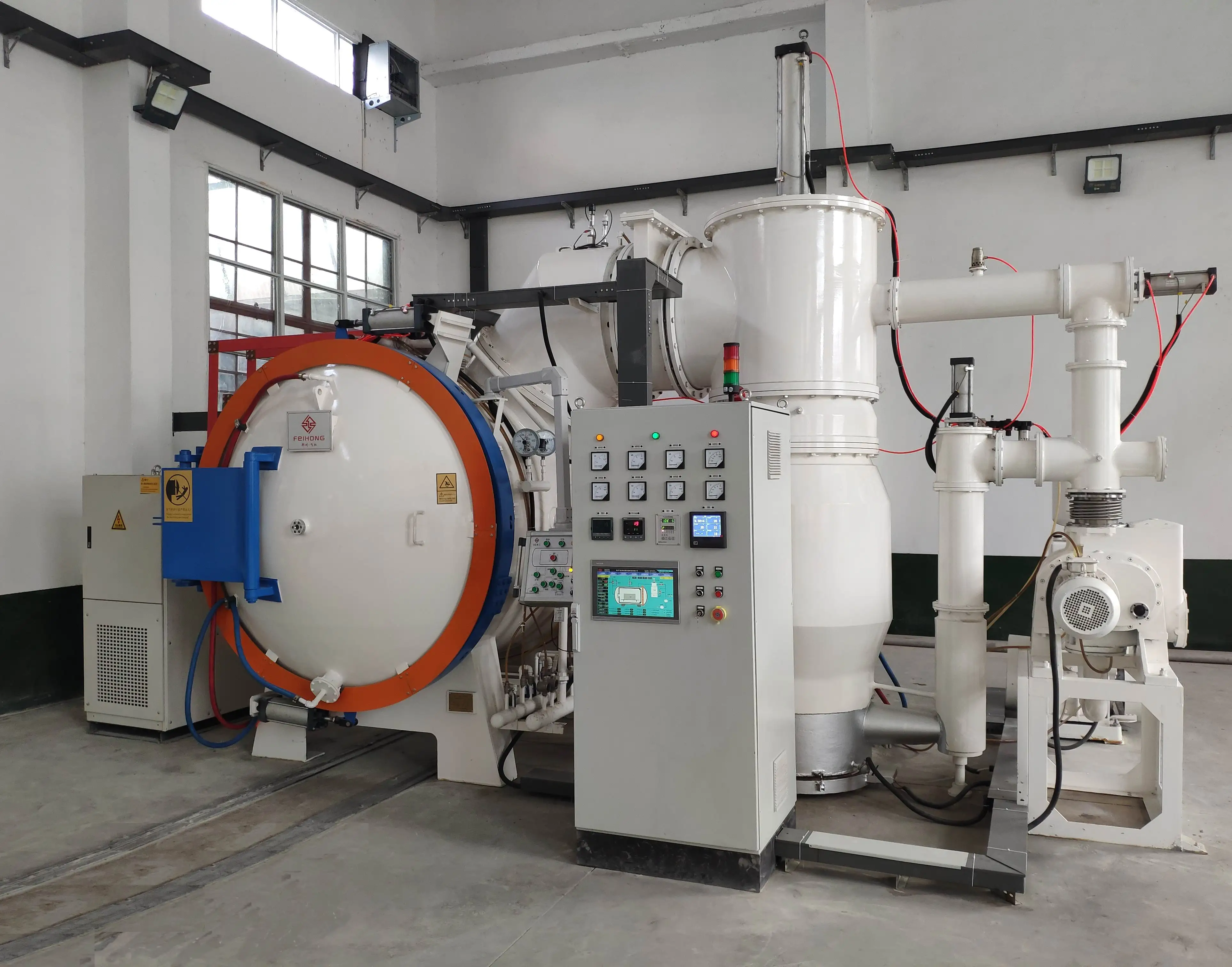 1350C vacuum gas quenching furnace with SiC heater