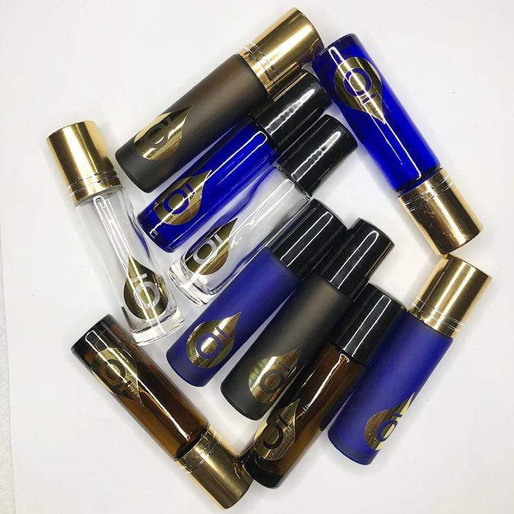 10 мл стеклянный высокий рулон на многоразовом пустом Doterra стеклянная бутылка с шариковой крышкой из нержавеющей