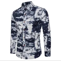 Super September Promotion Long Sleeve Social Masculina Shirts Men