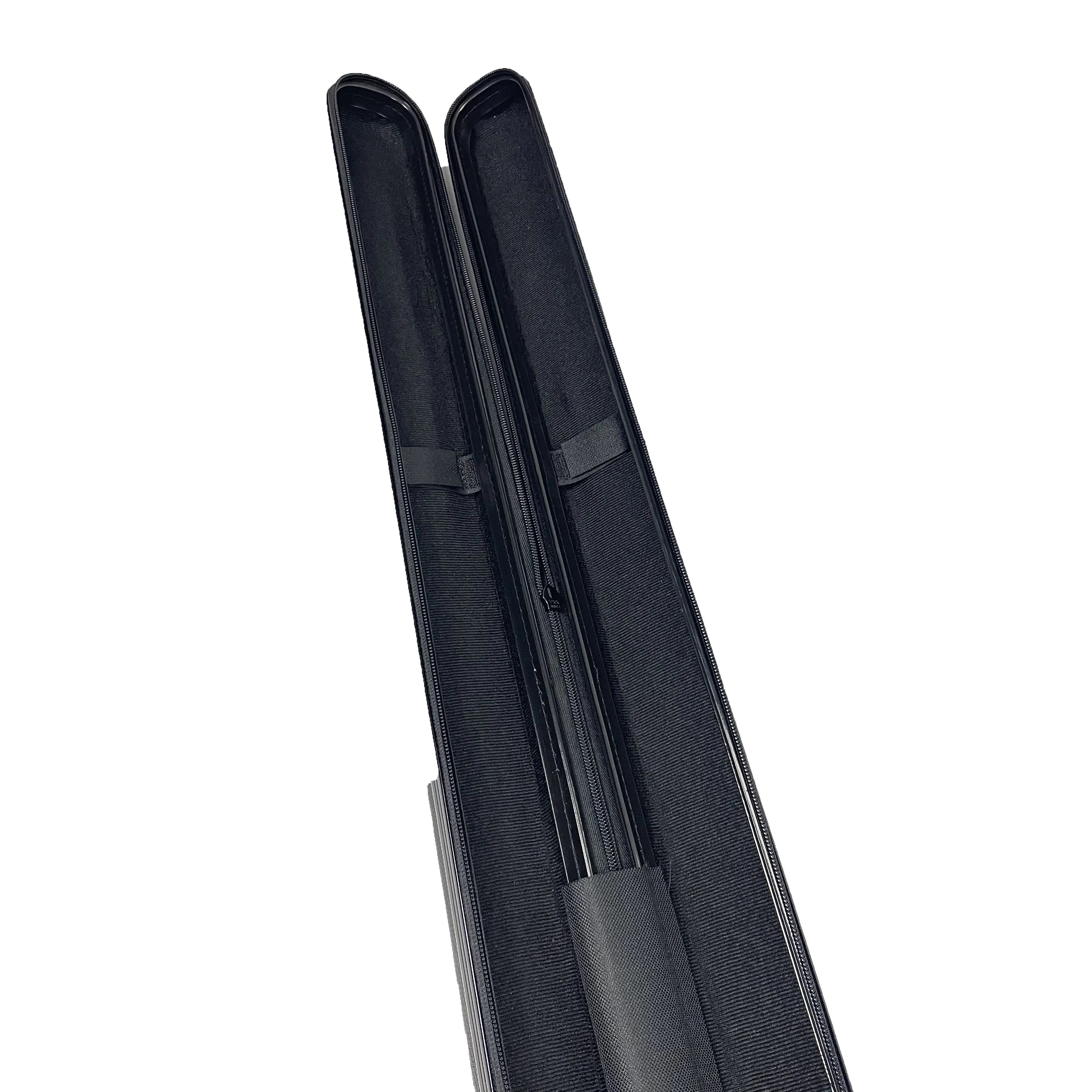 Hard shell waterproof ABS fishing rod cases with zipper rod holder bags waterproof fishing tackle box