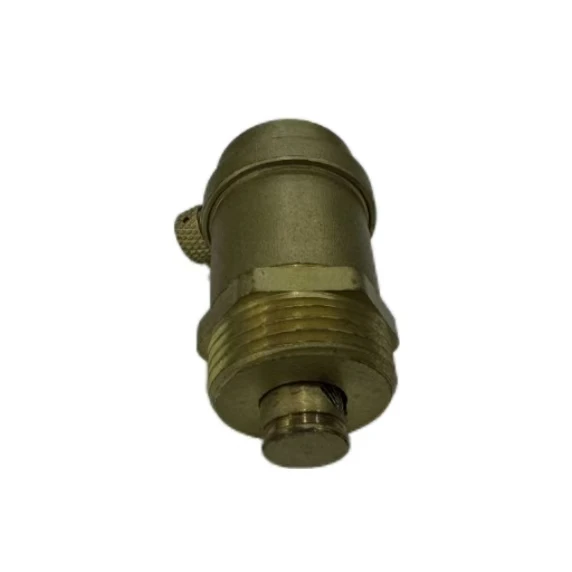 Brass threaded exhaust valve P11X for air conditioning and heating steam systems