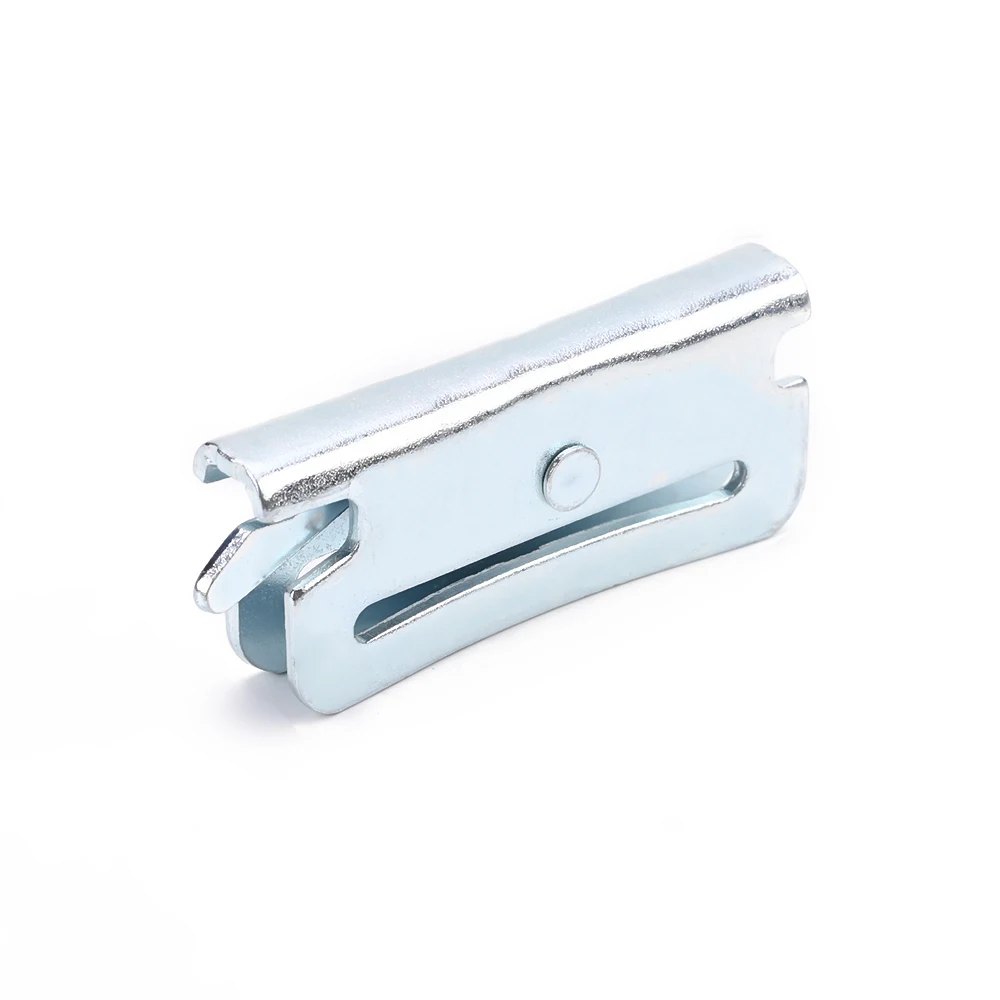 2 inch 4000lbs Zinc Plated Cargo Tie Down Straps Series E Track Single Piece E Track Fitting for Truck Traile