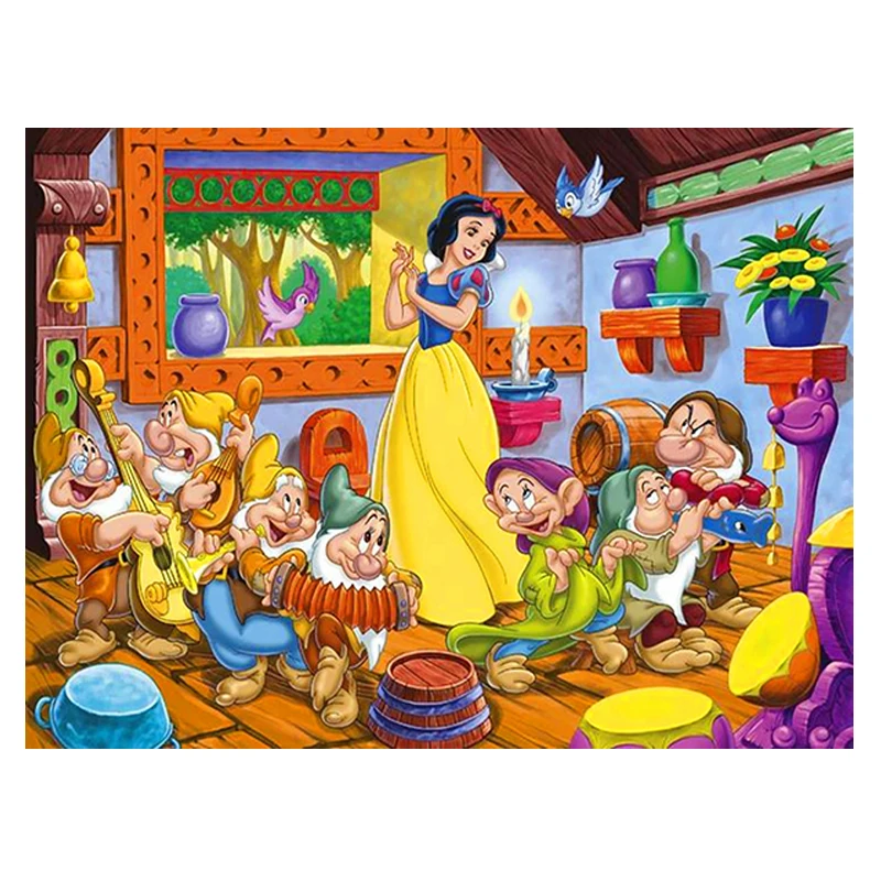 
5D Rhinestone Cildren Gift Canvas Art Anime 5D Diamond Painting Cartoon DIY Mosaic