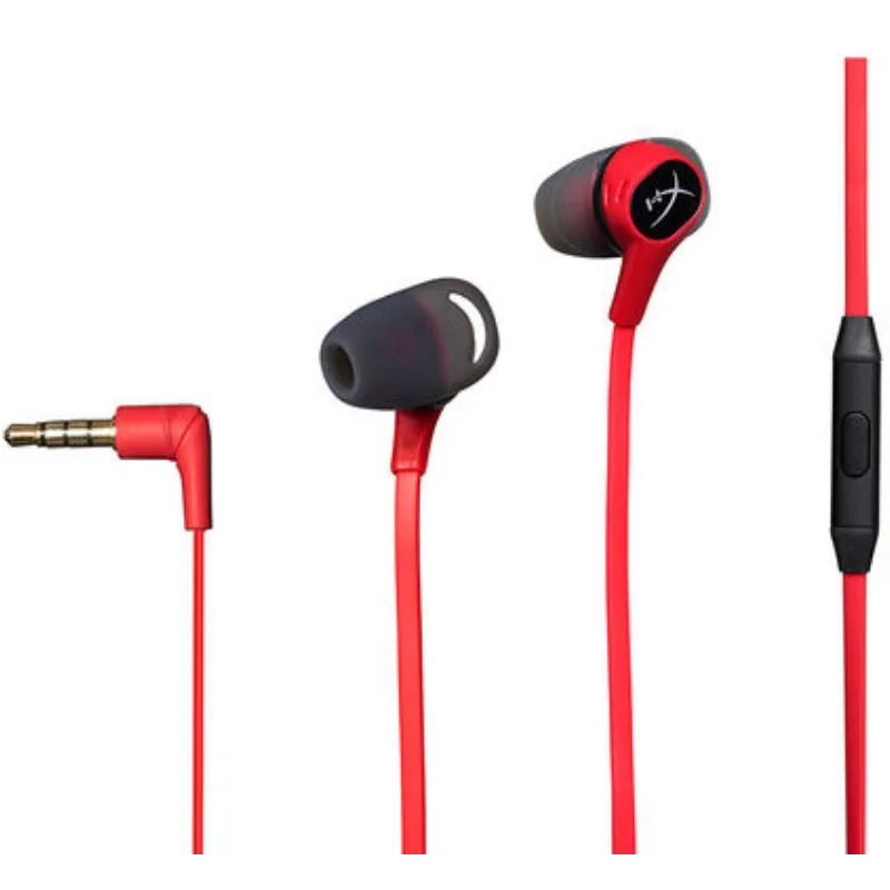 Наушники-вкладыши HyperX Cloud, гарнитура для киберспорта, игровые наушники с микрофоном для Nintendo Switch и мобильных игр