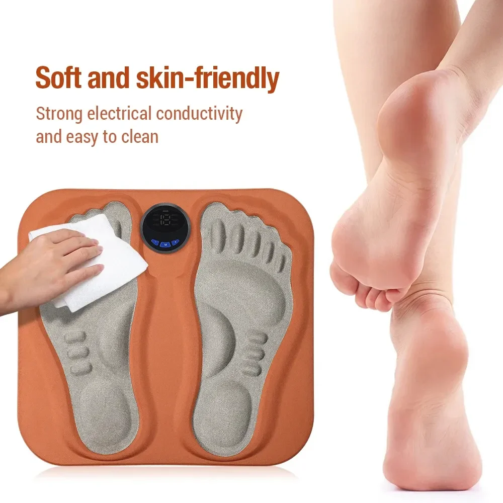 Low Frequency Pulse 3d Muscle Relaxation Pad Electric Ems Foot Massager Mat With Remote Control