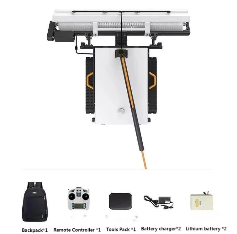 NBK 20 Degree Wireless Control Solar Panel Cleaning Robot remote control Solar Panel Cleaning Machine Track-type  Cleaning Robot