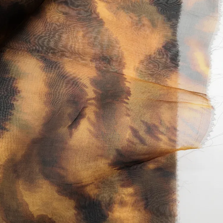 Индивидуальный принт, оптовая продажа одежды, используется 8 мм, органза, платье, шелковая ткань