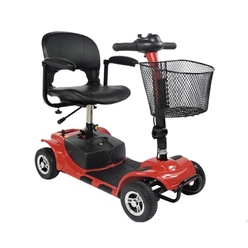 
4 Wheels Walk Aid Electric Mobility Scooter with Lightweight 