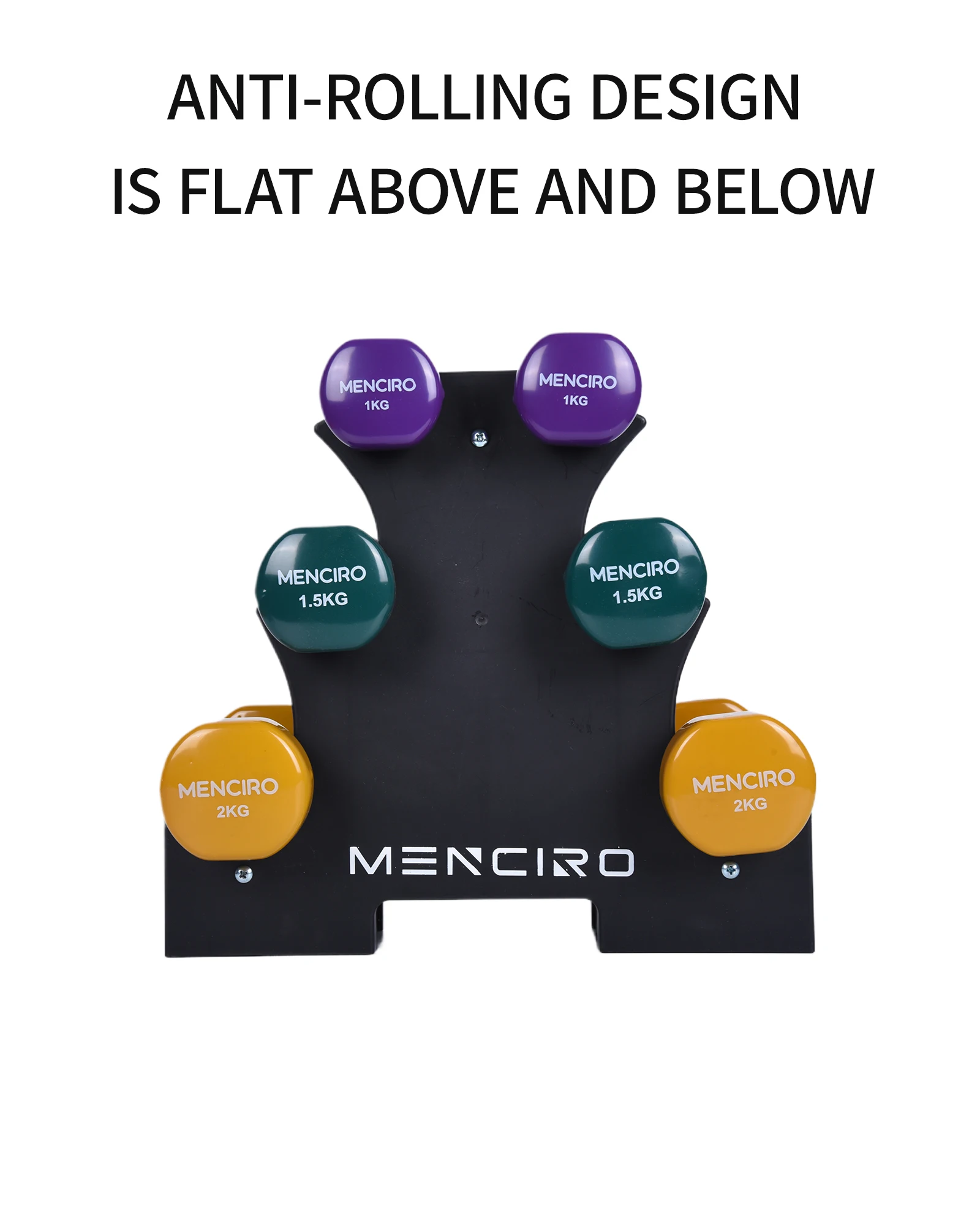 Manufacturer Supply Gym Home Workout Free Weight Fitness Women Bodybuilding Colorful Fitness Solid Weights Dumbbell Set