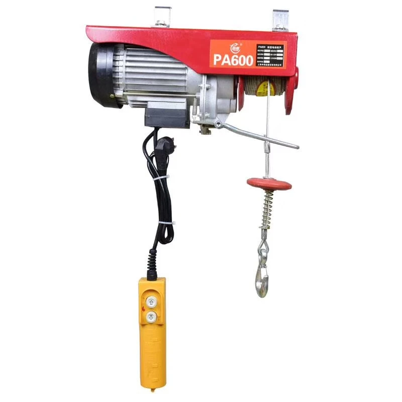 mini electric hoist 220 volt 1200kg with trolley