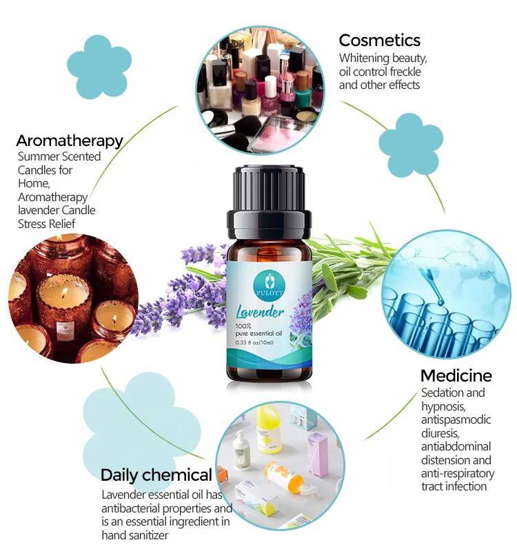 Private label wholesale plant extract lavender essential oil skin care natural lavender oil for air aroma diffuser