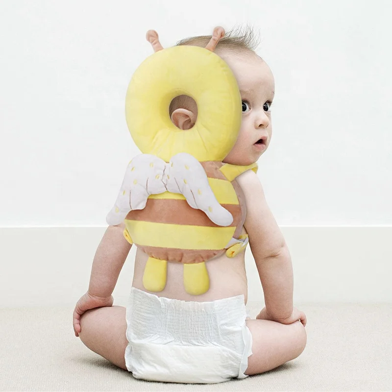 2023 Quality Cute Bee Anti Fall Backpack Head Protect Baby Pillow 4 Newborn Infant Toddler Wholesale Retail