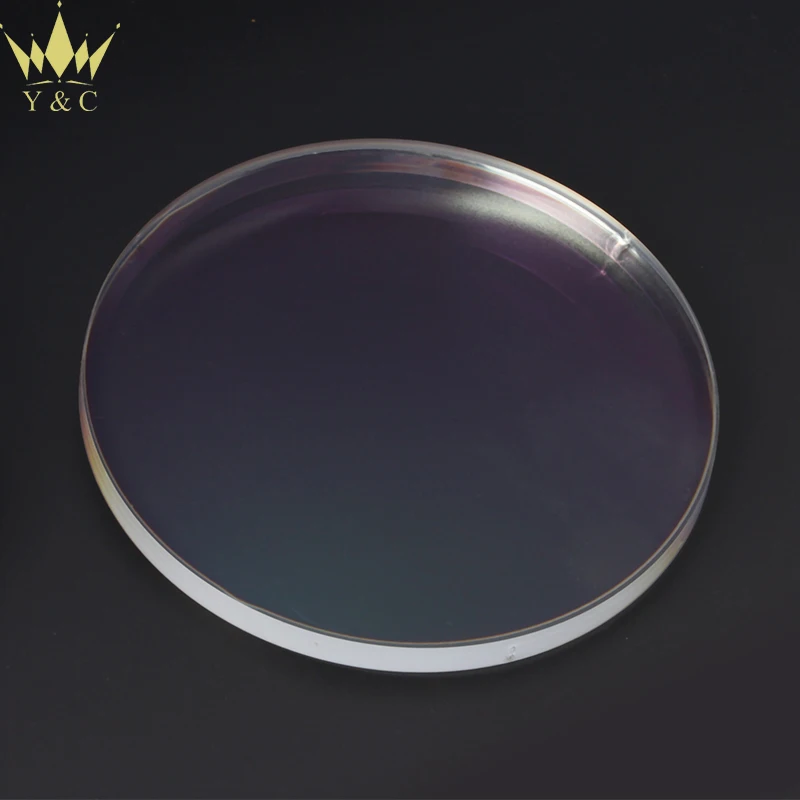 1.56 single vision Eyeglasses Lenses UC HC HMC Optical Lens From China Factory