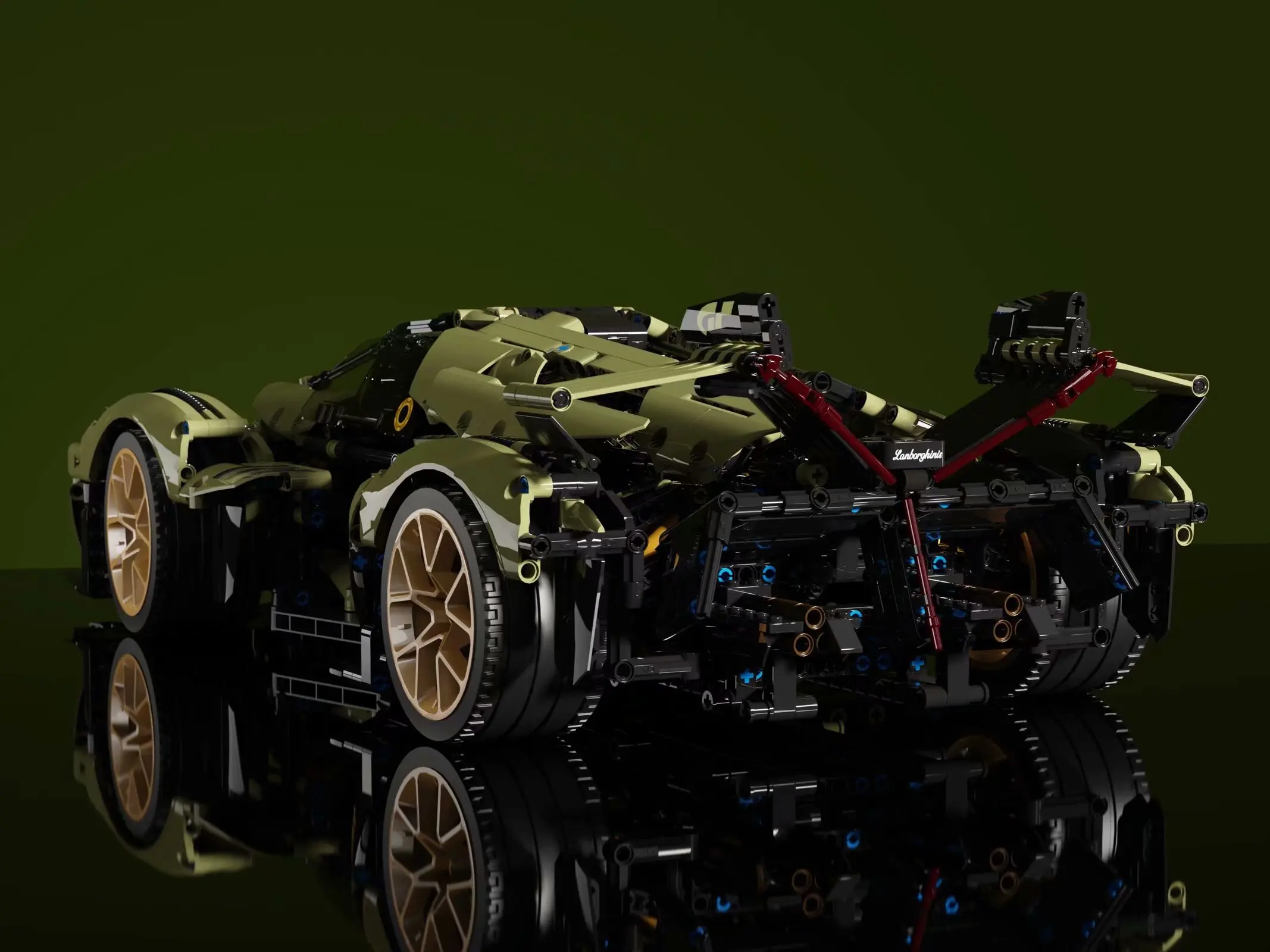 Лидер продаж конструктор Moyu 1:8 Lam borghini RC OEM автомобили техника игрушки для детей