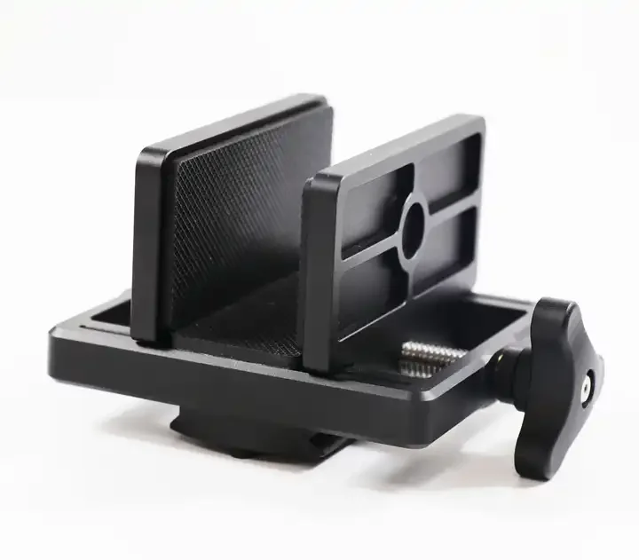 Universal Clamp Aluminum Tripod Mount Adapter Precision Clamp Saddle Shooting Rest for Hunting, Shooting and Outdoors