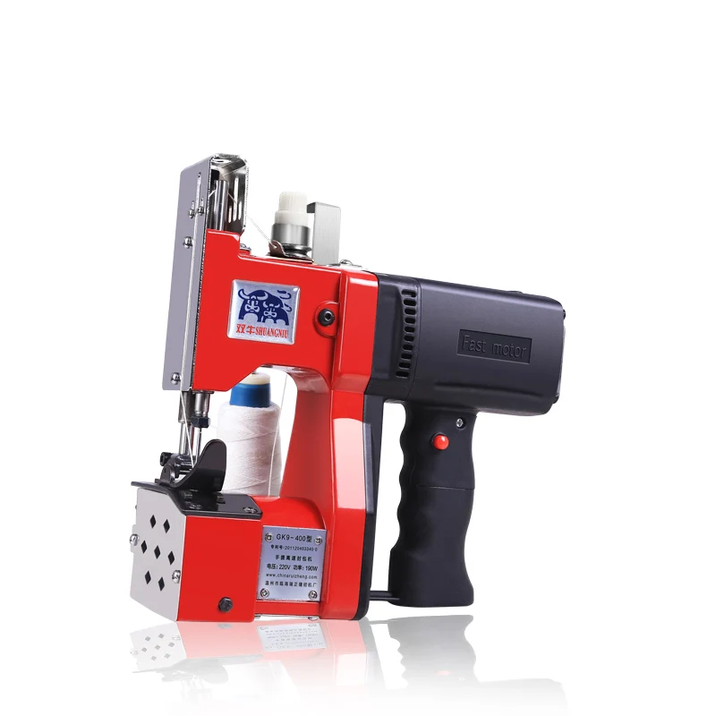 GK9-350 Portable electric high-speed sewing machine woven bag rice bag sack sealing machine small packing machine small