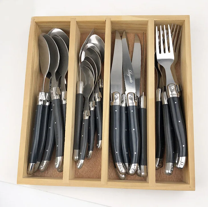 Low Price 6pcs Steak Knives Kitchen Knives Laguioles Cutlery Set For France Market 6Pcs Steak knife set