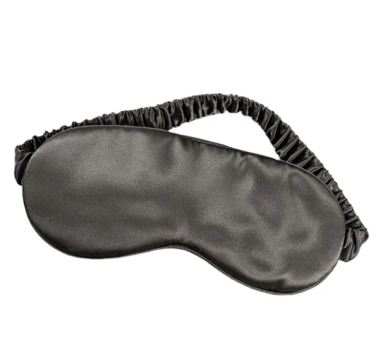 Luxury Pure Colors 19mm 100% Silk Sleeping Eye Mask  2020 Hot-sale Mulberry Silk Eye Mask Instgram