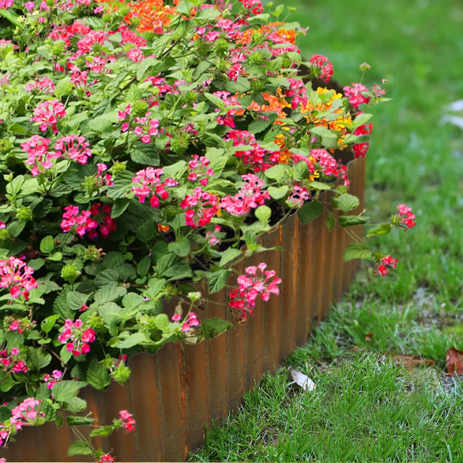 Customized Bendable 6 Meter 20 Meters Protection Corten Steel Tape Lawn Edge Garden Lawn Edging Large Roll